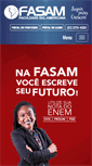 Mobile Screenshot of fasam.edu.br